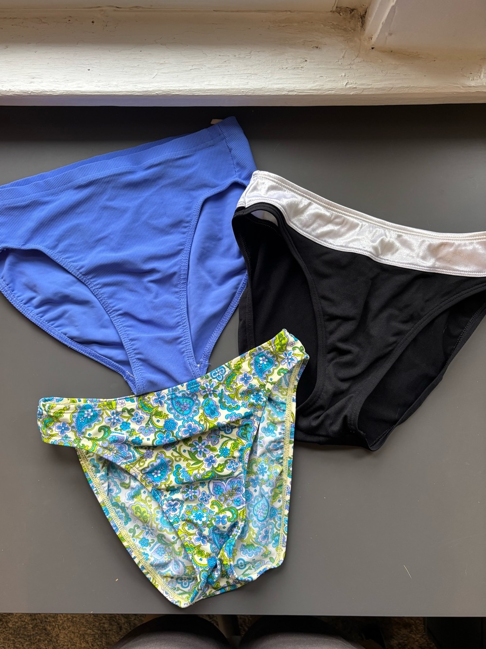 Bundle of 3 Vintage 90s Bikini Bottoms- Small/Medium